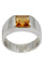 Bague BAGUE MODERNE CITRINE MANDARINE 58 Facettes 045121