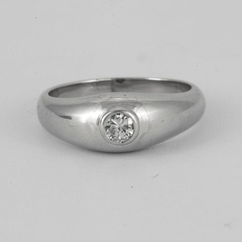 Bague 52 Bague jonc or blanc 58 Facettes