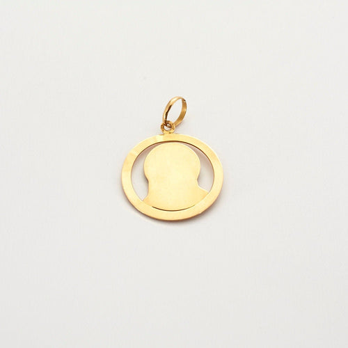 Pendentif Médaille buste Vierge 58 Facettes