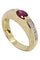 Bague BAGUE MODERNE RUBIS ET DIAMANTS 58 Facettes 047751