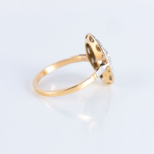 Bague 48 Bague Belle époque, diamants 58 Facettes