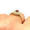 Bague 54 Bague or jaune diamants rubis 58 Facettes V43