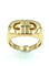 Bague 55 BVLGARI. Collection Parentesi, Bague or jaune 58 Facettes