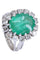 Bague BAGUE POMPADOUR ÉMERAUDE DIAMANTS 58 Facettes 075471