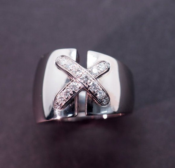 CHAUMET-Ring Liens Diamanten wit goud
