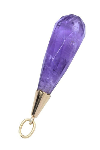Pendentif PENDENTIF ANCIEN GOUTTE AMÉTHYSTE 58 Facettes 052551