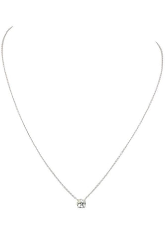 Collier COLLIER SOLITAIRE DIAMANT 58 Facettes 052871