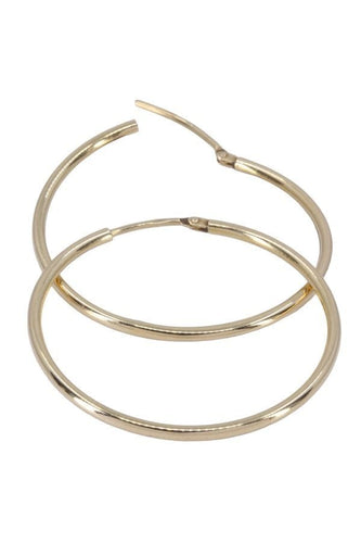 Boucles d'oreilles CRÉOLES MODERNES 58 Facettes 070191