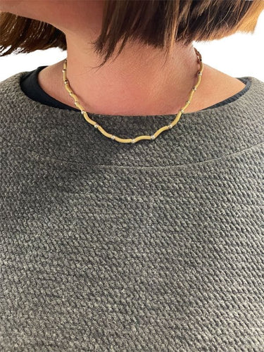 Collier COLLIER MODERNE 2 ORS 58 Facettes 047001