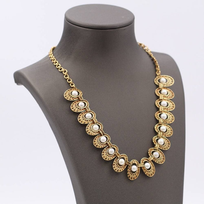 Collier Collier Or jaune Perles 58 Facettes E358958A