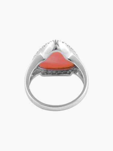 Bague 52 Bague Corail Peau d'Ange 58 Facettes