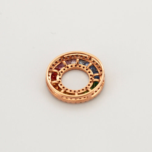 Pendentif Pendentif or rose 18 carats saphirs et diamants 58 Facettes