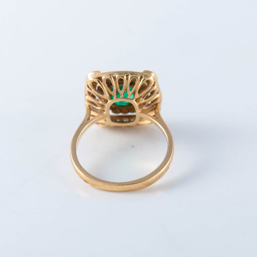 Bague 52 Bague émeraude diamants 58 Facettes