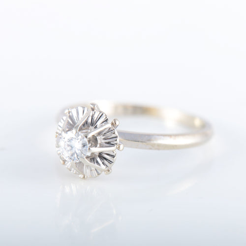 Bague 49 Bague Solitaire Diamant 58 Facettes JE477