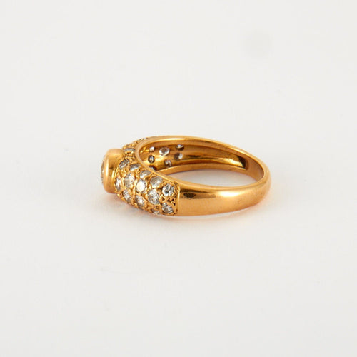 Bague Bague en Or jaune & diamants 58 Facettes