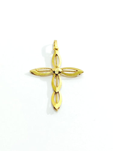 Pendentif Pendentif Croix Or jaune 58 Facettes
