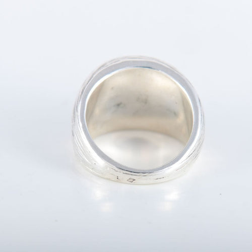 Bague 50.5 Bague Argent Dôme 58 Facettes