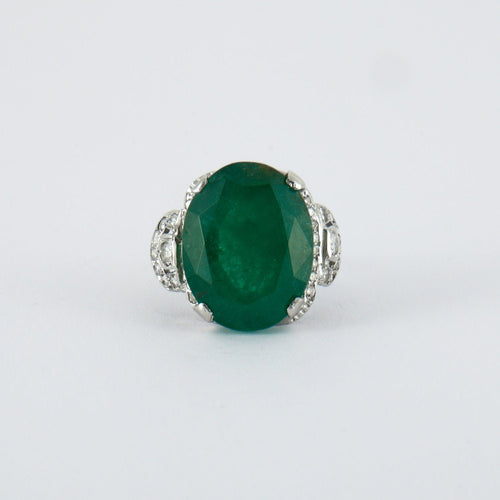 Bague 54 Bague Emeraude Diamants 58 Facettes ALGU23