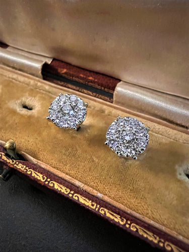 Boucles d'oreilles Boucles d'oreilles diamant 1,6 ct 58 Facettes