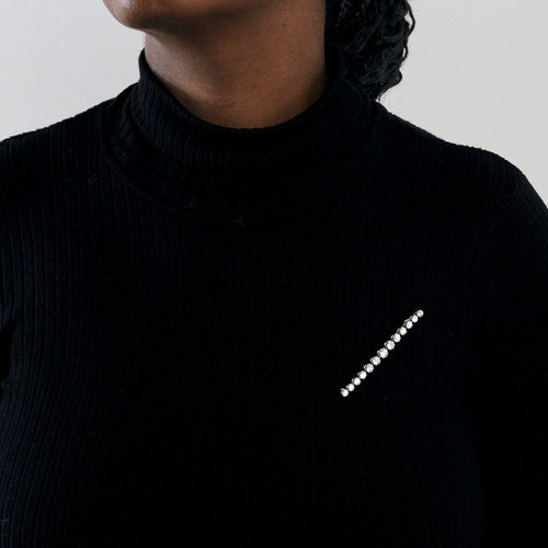 Broche Broche Barrette 13 Diamants 58 Facettes EL2-134