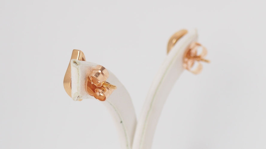 Boucles d'oreilles Boucles d'oreilles en or rose et nacres 58 Facettes 31595