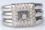 Bague 54 CHOPARD - Bague Or blanc 45 Diamants 58 Facettes BG-CHOP1-104