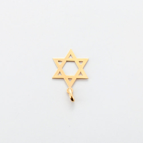 Pendentif Pendentif étoile de David or jaune 58 Facettes