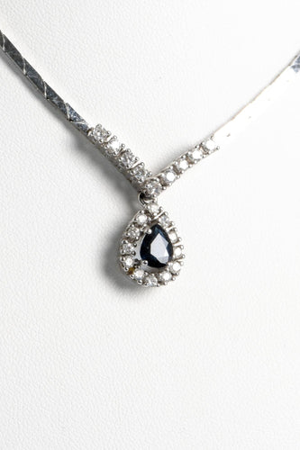 Collier Parure diamants et saphirs 58 Facettes CLDSABODSAOC56-1