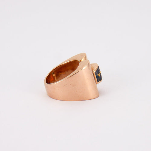 Bague 47 MAUBOUSSIN - Bague Tank Saphirs 58 Facettes