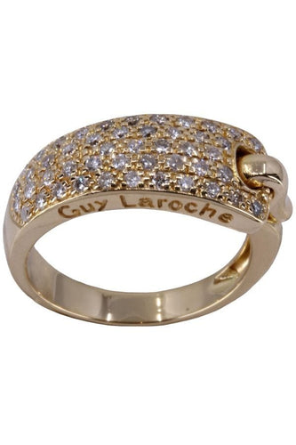 Bague 52 GUY LAROCHE - BAGUE CEINTURE DIAMANTS 58 Facettes 073931