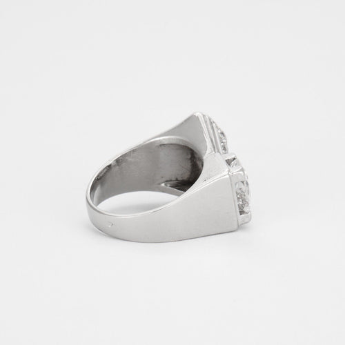 Bague 52 Bague tank, diamant 58 Facettes