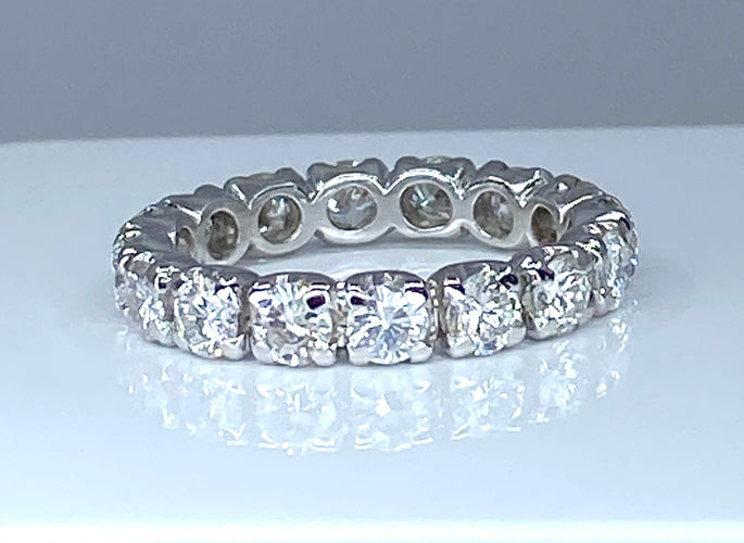 Bague 49 Alliance 16 diamants 1,80 carat 58 Facettes AB283