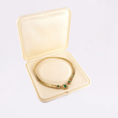 Collier Collier demi parure en or jaune 58 Facettes