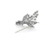 Broche Broche Vintage en Platine avec Diamant 58 Facettes