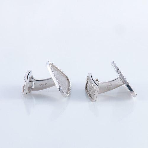 Boutons de manchette Boutons de manchette Triangles 58 Facettes JE142