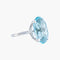 Bague 55 Bague Topaze bleue 58 Facettes