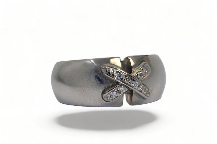 Bague 55 CHAUMET - Bague " Liens " Or Diamants 58 Facettes F89LP24