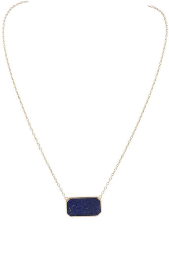 Collier COLLIER ANCIEN LAPIS LAZULI 58 Facettes 076111