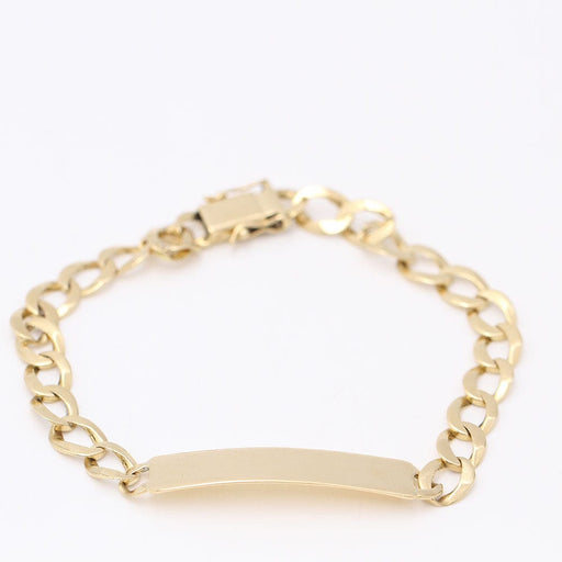 Bracelet Bracelet bilbao semi-creux en or jaune 58 Facettes E359837