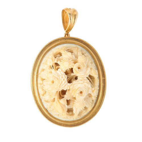 Pendentif Pendentif motif fleurs 58 Facettes