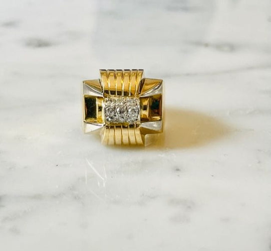 Bague Bague Tank diamants 58 Facettes