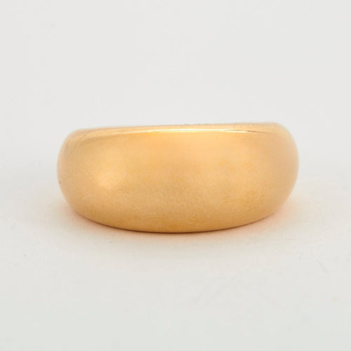 Bague 51 CHAUMET - Large anneau en or jaune 58 Facettes