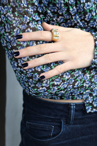 Bague Bague Tank Diamants Taille Rose 58 Facettes 519