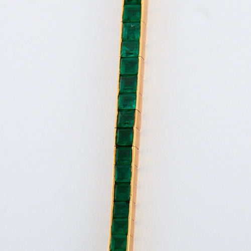 Bracelet CARTIER - Bracelet ligne Emeraudes 58 Facettes