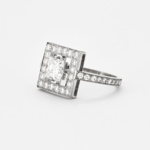 Bague 51 BOUCHERON - Bague AVA Diamant princesse 58 Facettes 230422