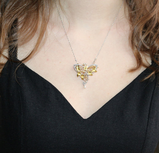 Broche Broche-pendentif ART NOUVEAU 58 Facettes 430