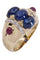 Bague BAGUE SAPHIR RUBIS DIAMANTS 58 Facettes 074351