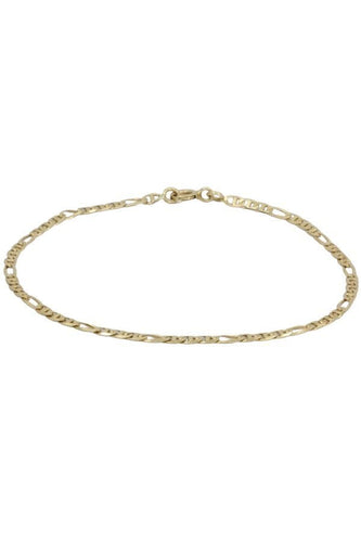 Bracelet BRACELET MAILLE FIGARO ALTERNÉE 58 Facettes 060831