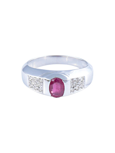 Bague 62 Bague Rubis Diamants 58 Facettes