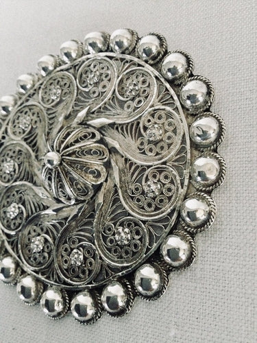 Broche Broche orientaliste Argent 58 Facettes